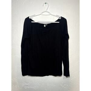 ASOS XL Black Women's Longsleeve Top